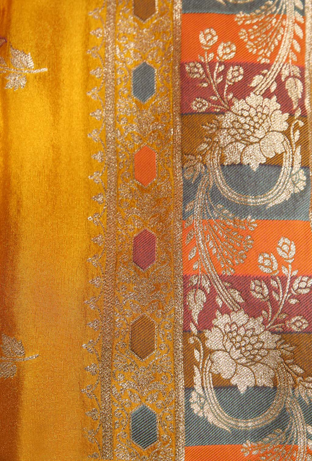 Embroidered Kurta Set with Artisanal Yoke