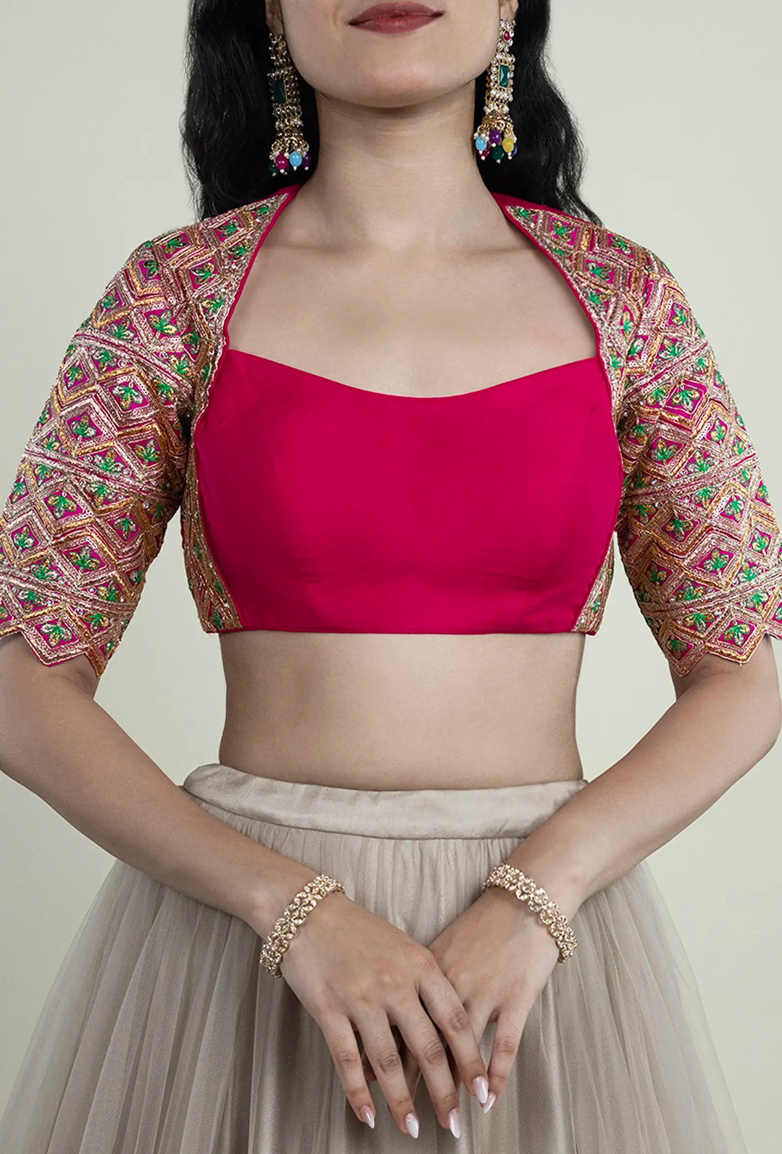 TJBL00046_1 Pink Blouse