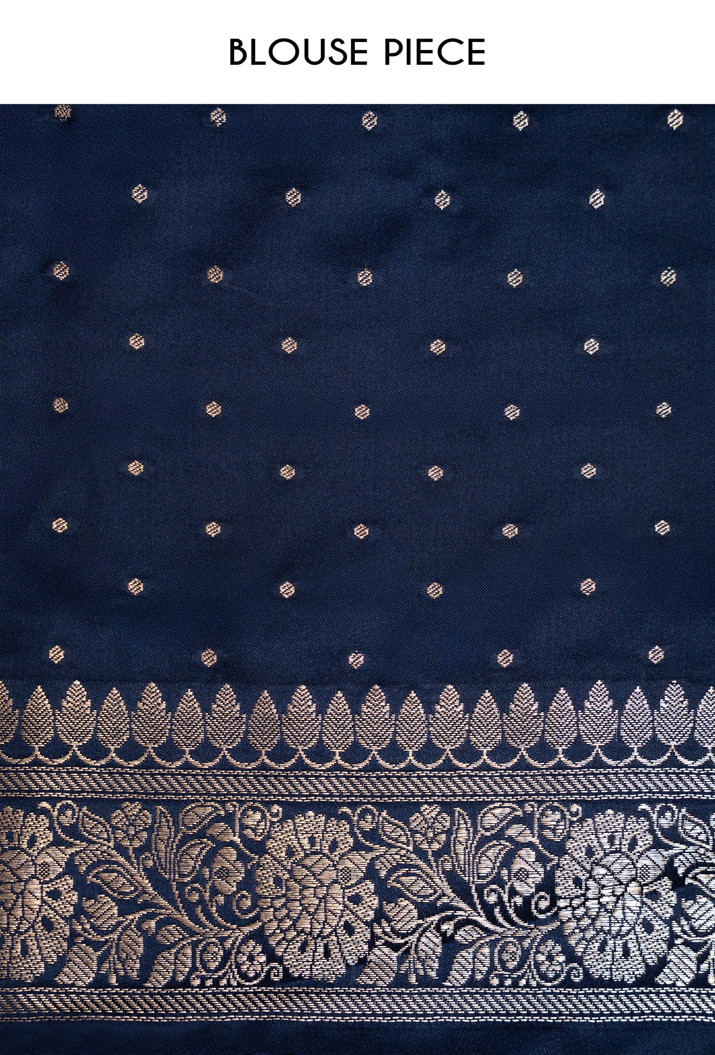 Lush Malai Silk Saree In Royal Blue With Zari Border Detailing