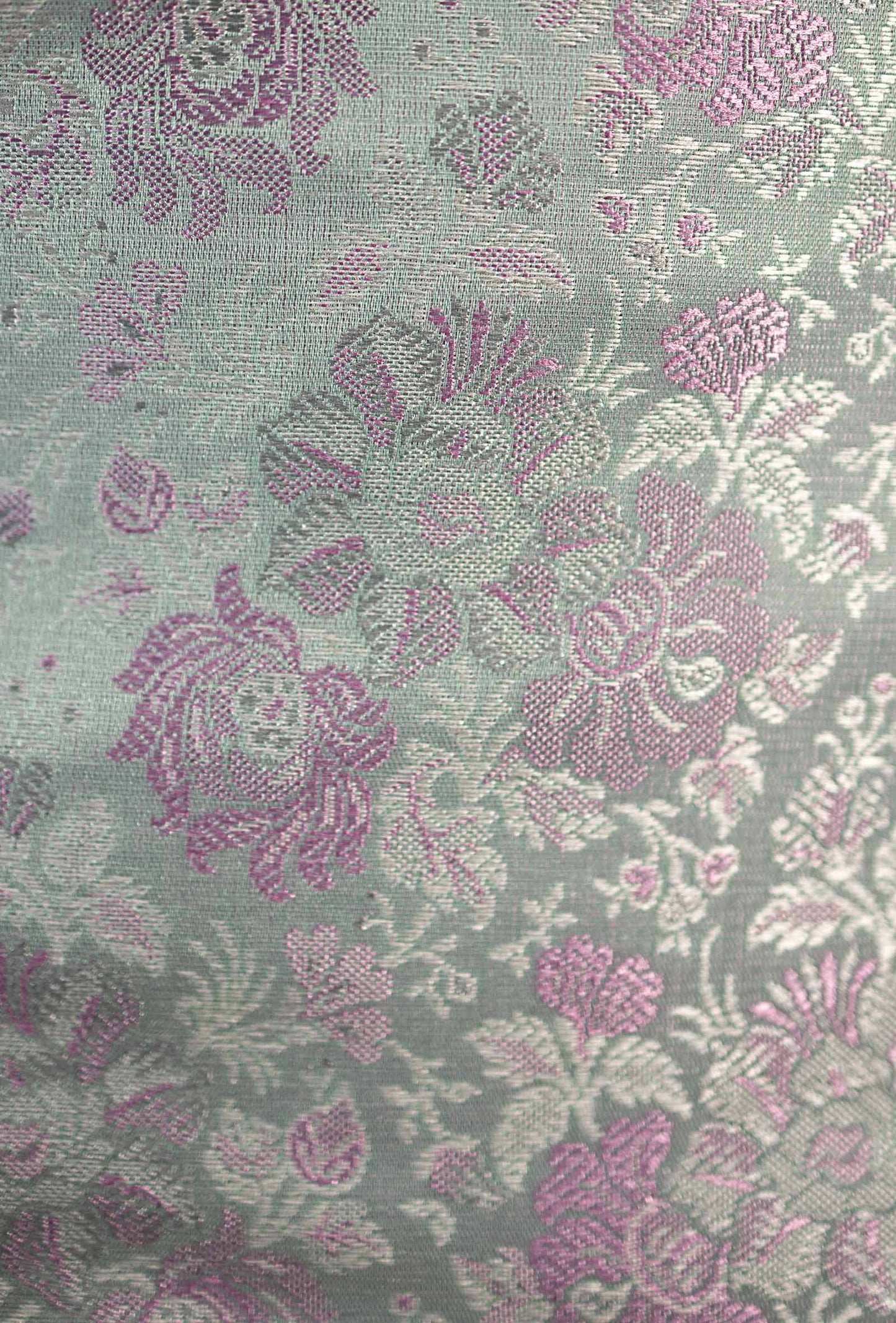 Powder Blue Modal Silk 3-Piece Suit – Kurta, Crepe Pant & Chinon Dupatta