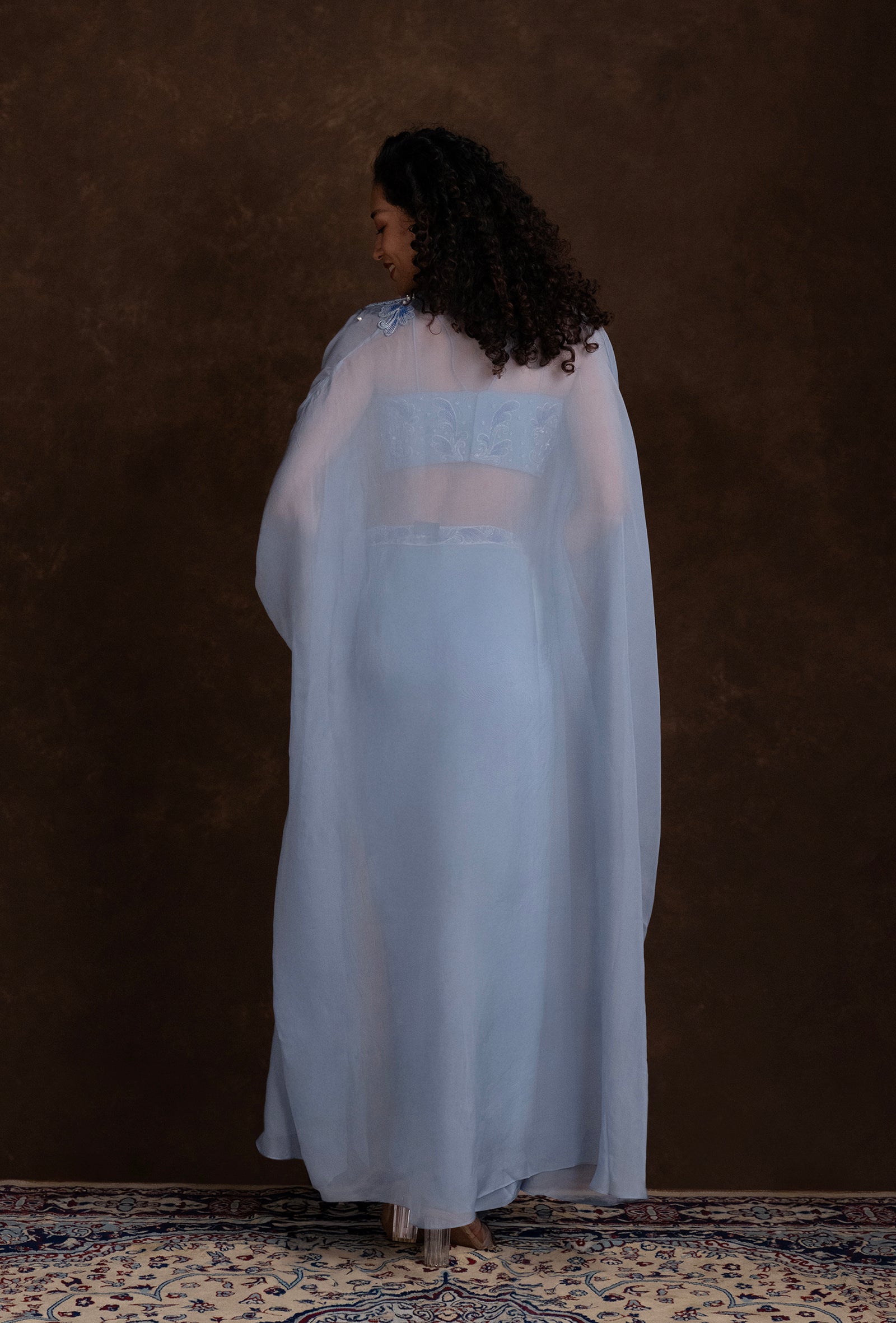 tjpc0060_4 Blue Co-ord Set Jacket Pret