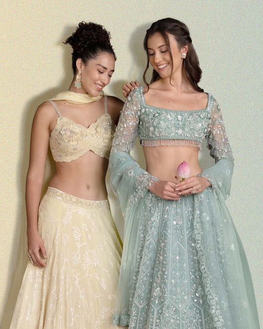 How To Drape A Lehenga Dupatta