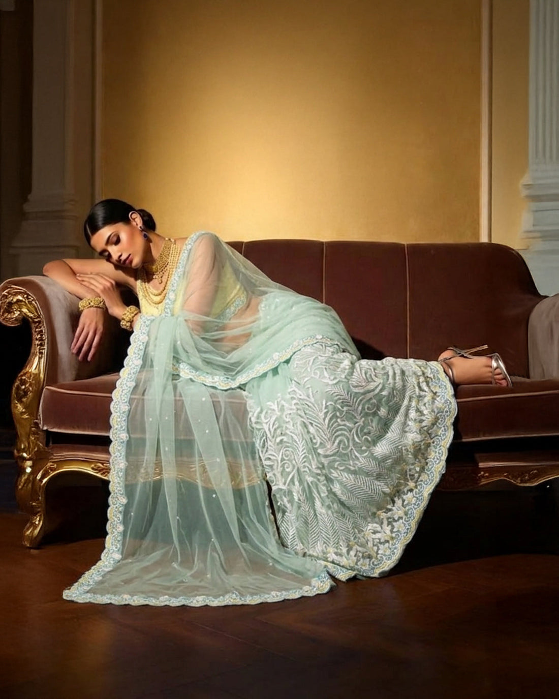 Types Of Heels to Wear With Sarees