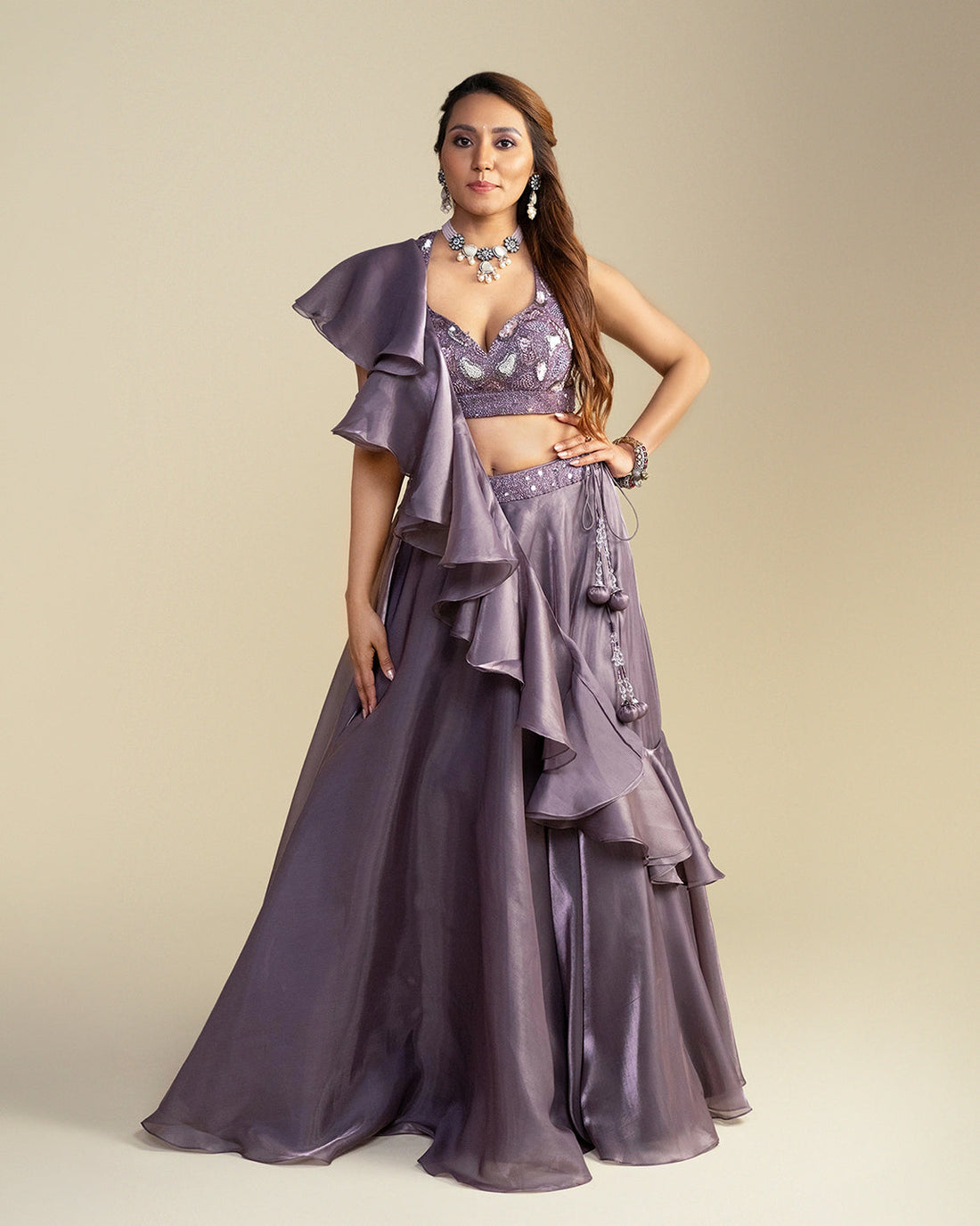 How To Wear Half And Half Saree In Different Style