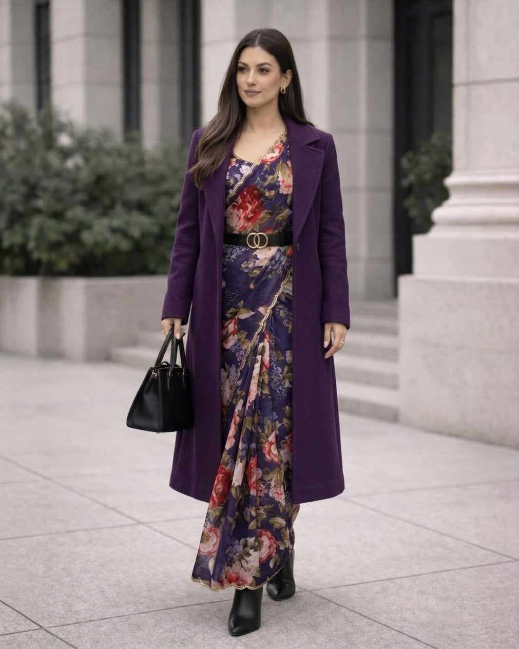 How to Wear Sarees in Winter With Sweater