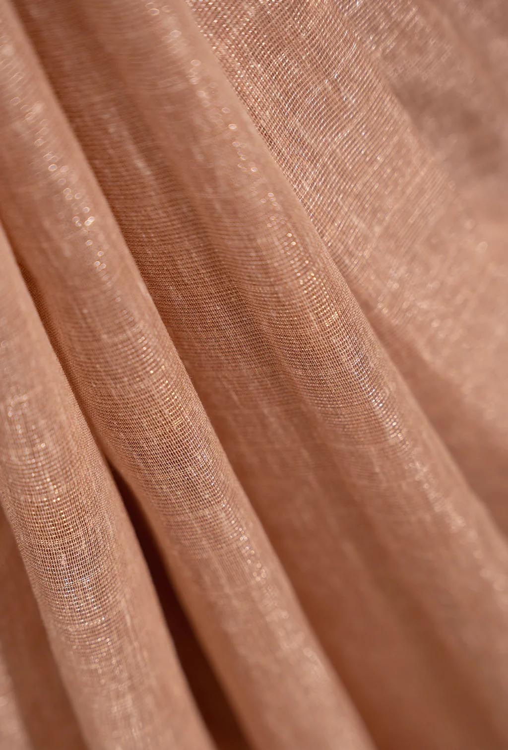 Khadi Organza Saree In Dusty Pink For A Soft And Elegant Look