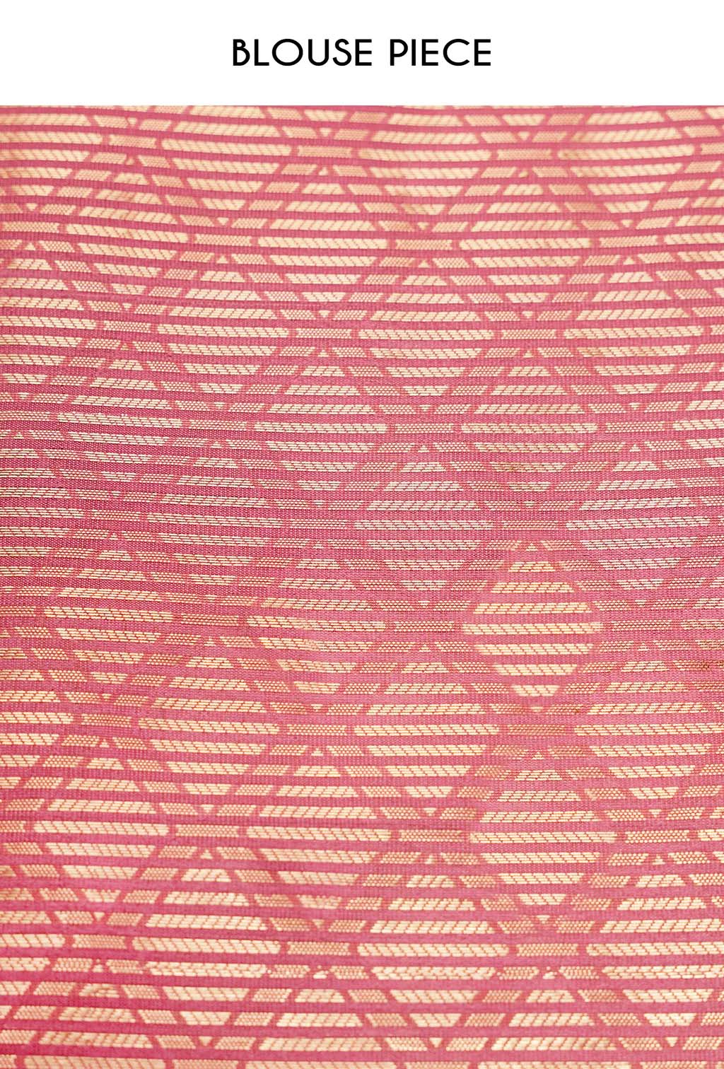 Kosa Silk Saree In Metallic Pink With A Glossy Finish