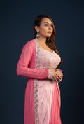 Pink Jacket & Skirt Co-ord Set