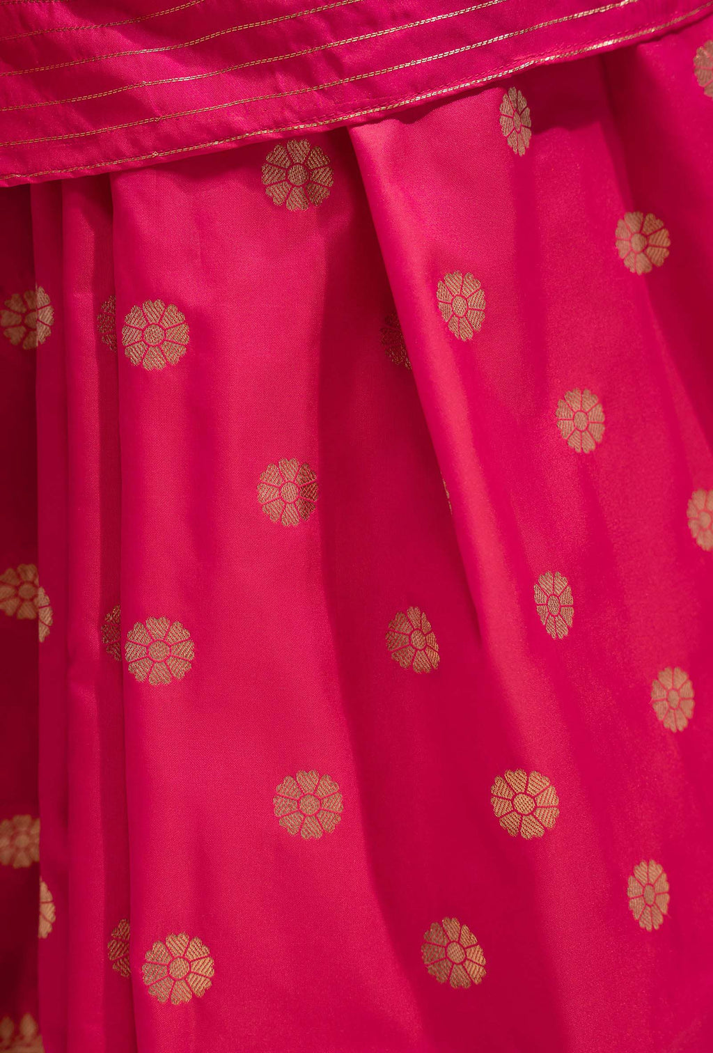 Rani Pink Artisanal Kalamkari Bridal Silk Saree