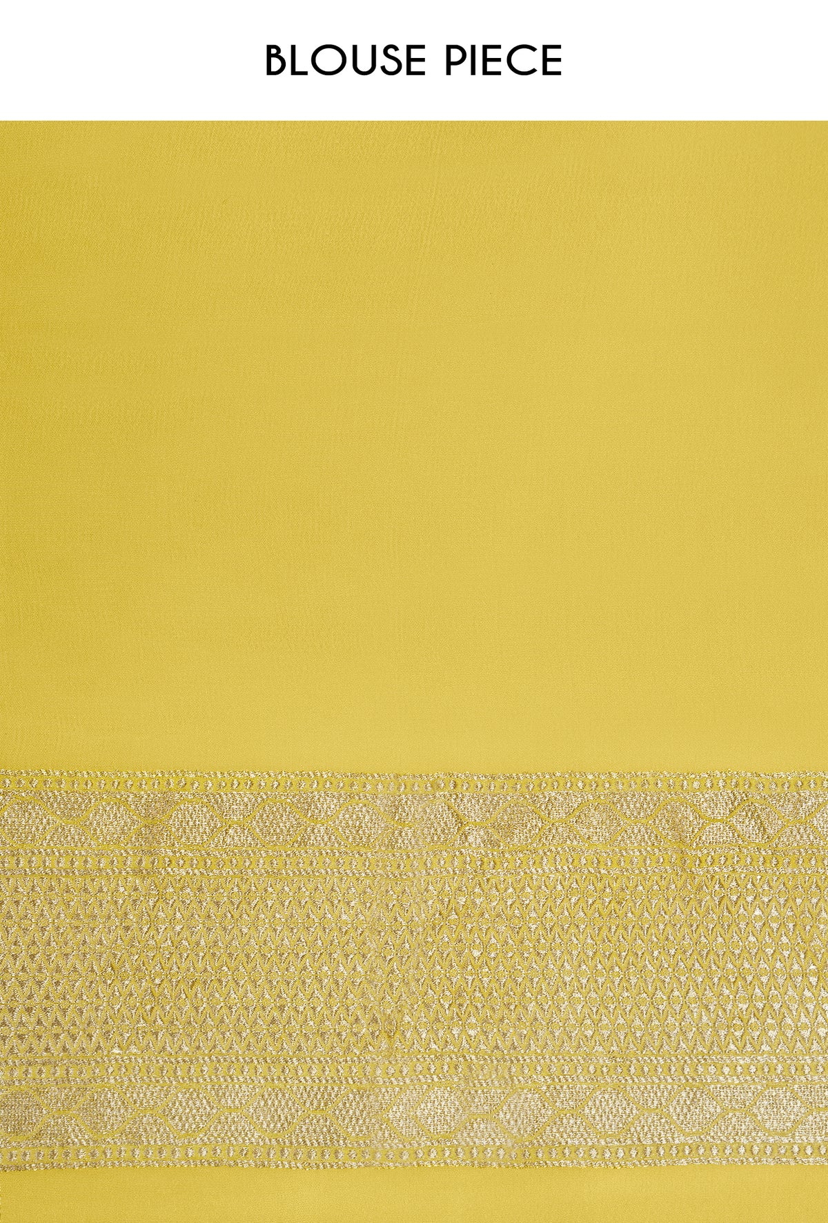 Lehriya Saree In Khadi Chiffon With Yellow And Pastel Stripes