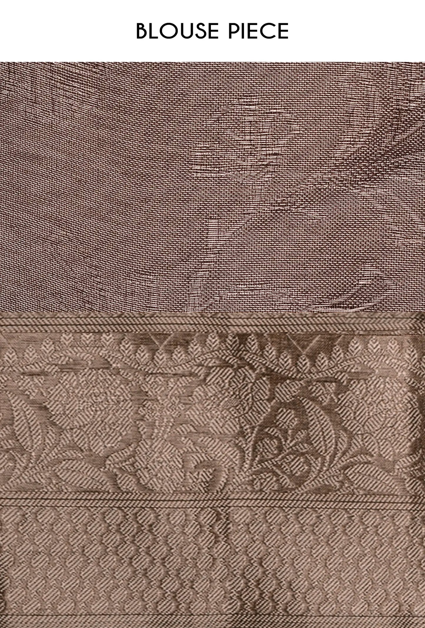 Deep Golden Shimmer Tissue Saree With Unstitched Blouse