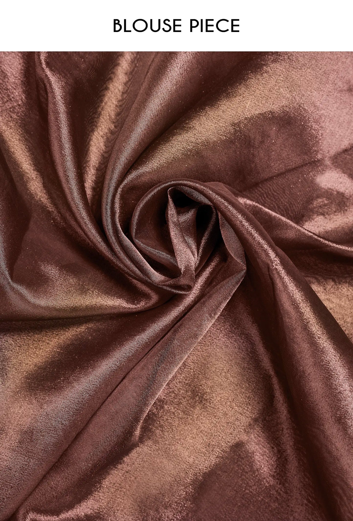 Ochre Yellow Tissue Silk Saree With Unstitched Blouse