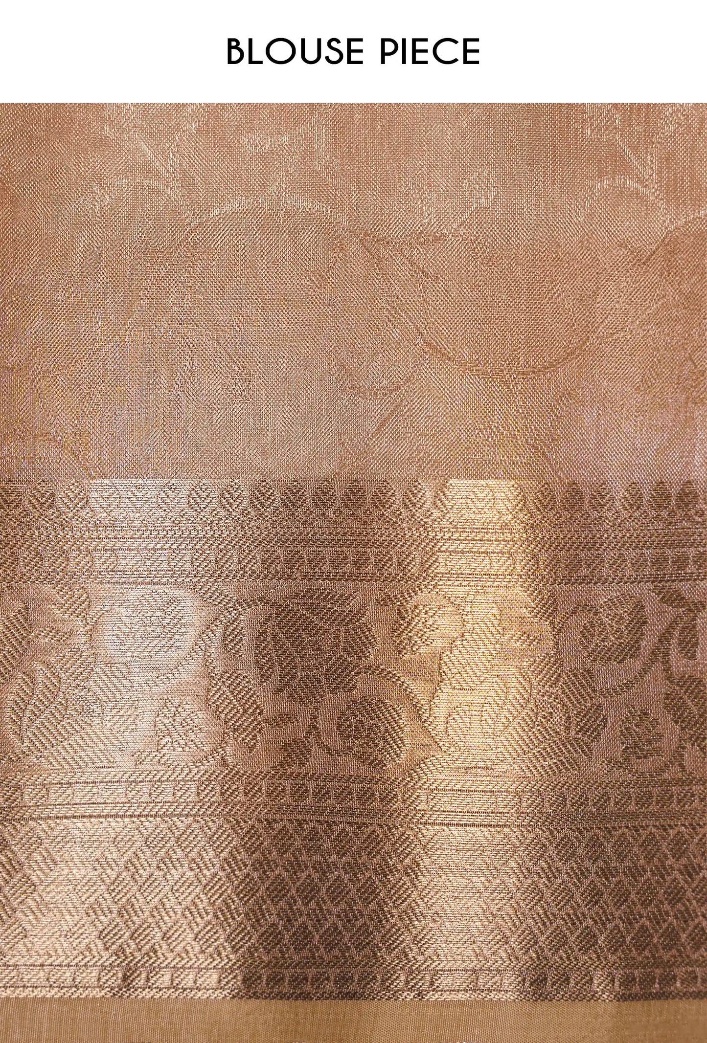 Light Lilac Tissue Silk Saree With Unstitched Blouse