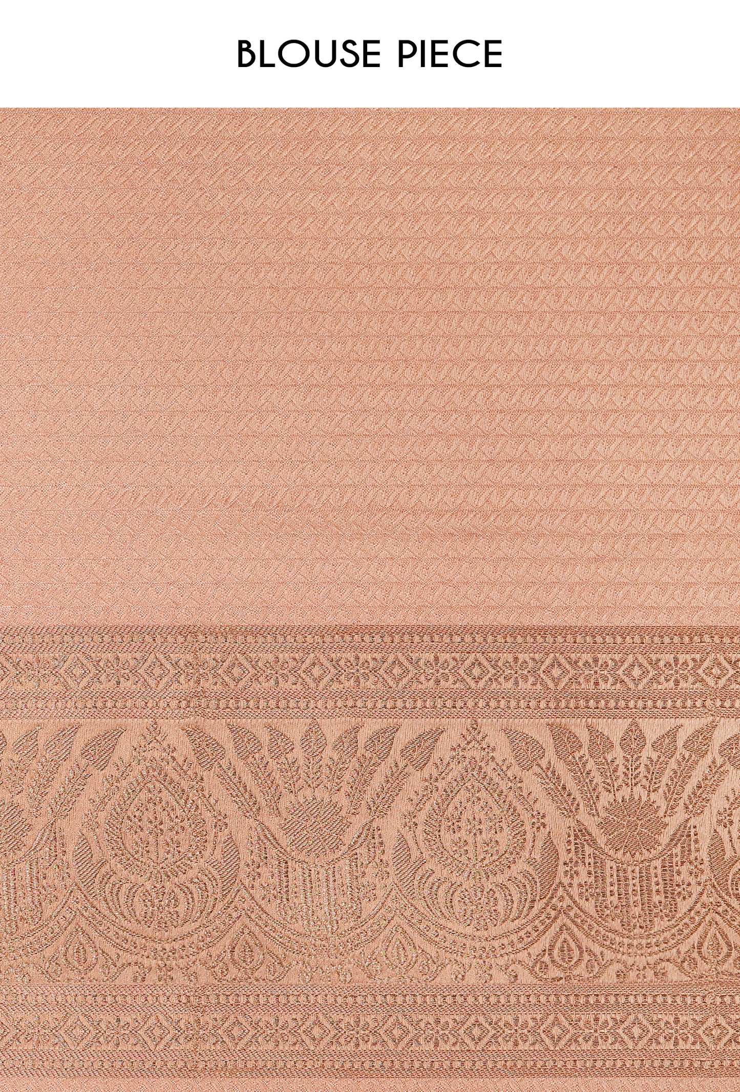 Banarasi Brocade Saree In Modal Satin With Blush Pink Hue
