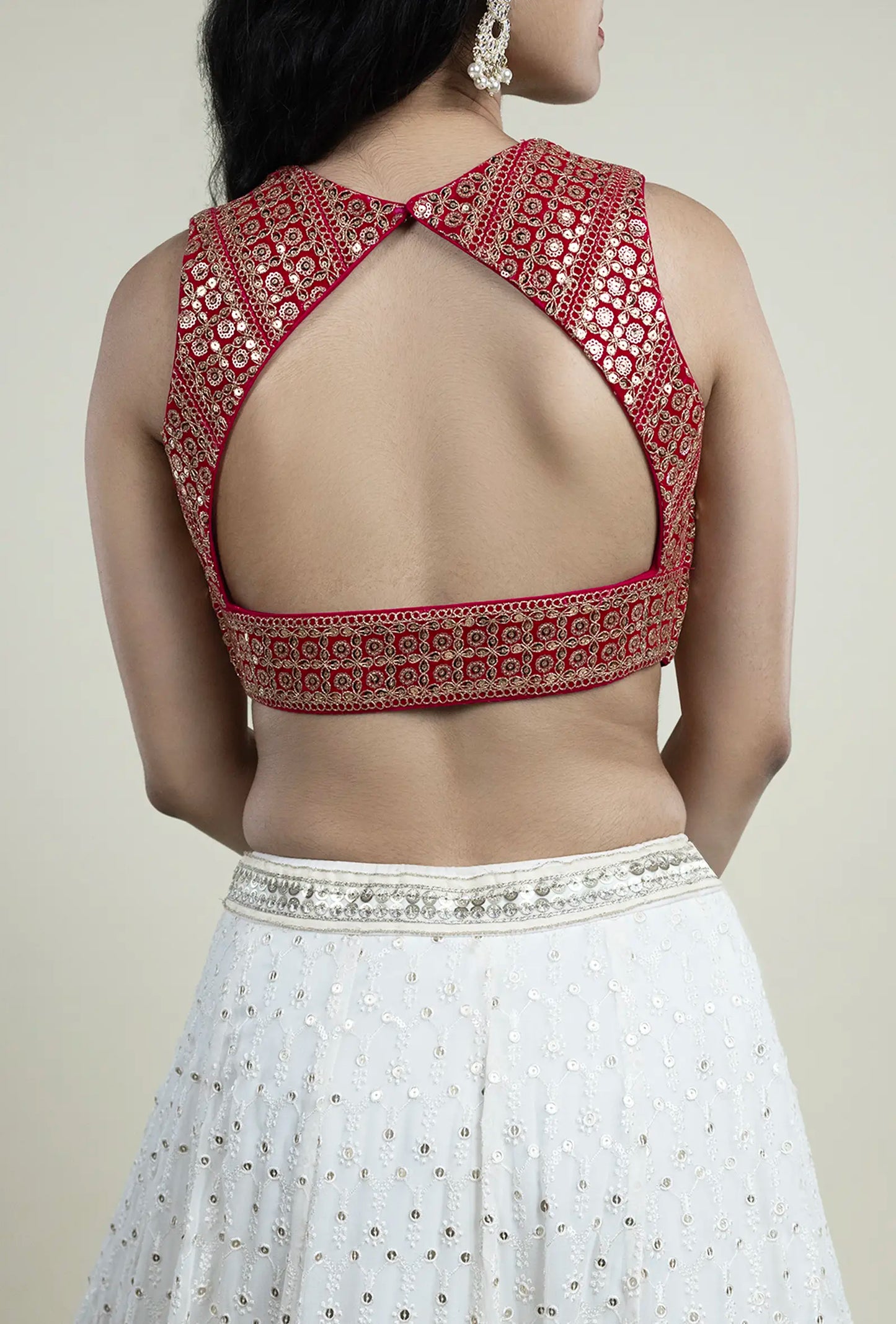 TJBL00020_5 Pink Sleeveless Blouse