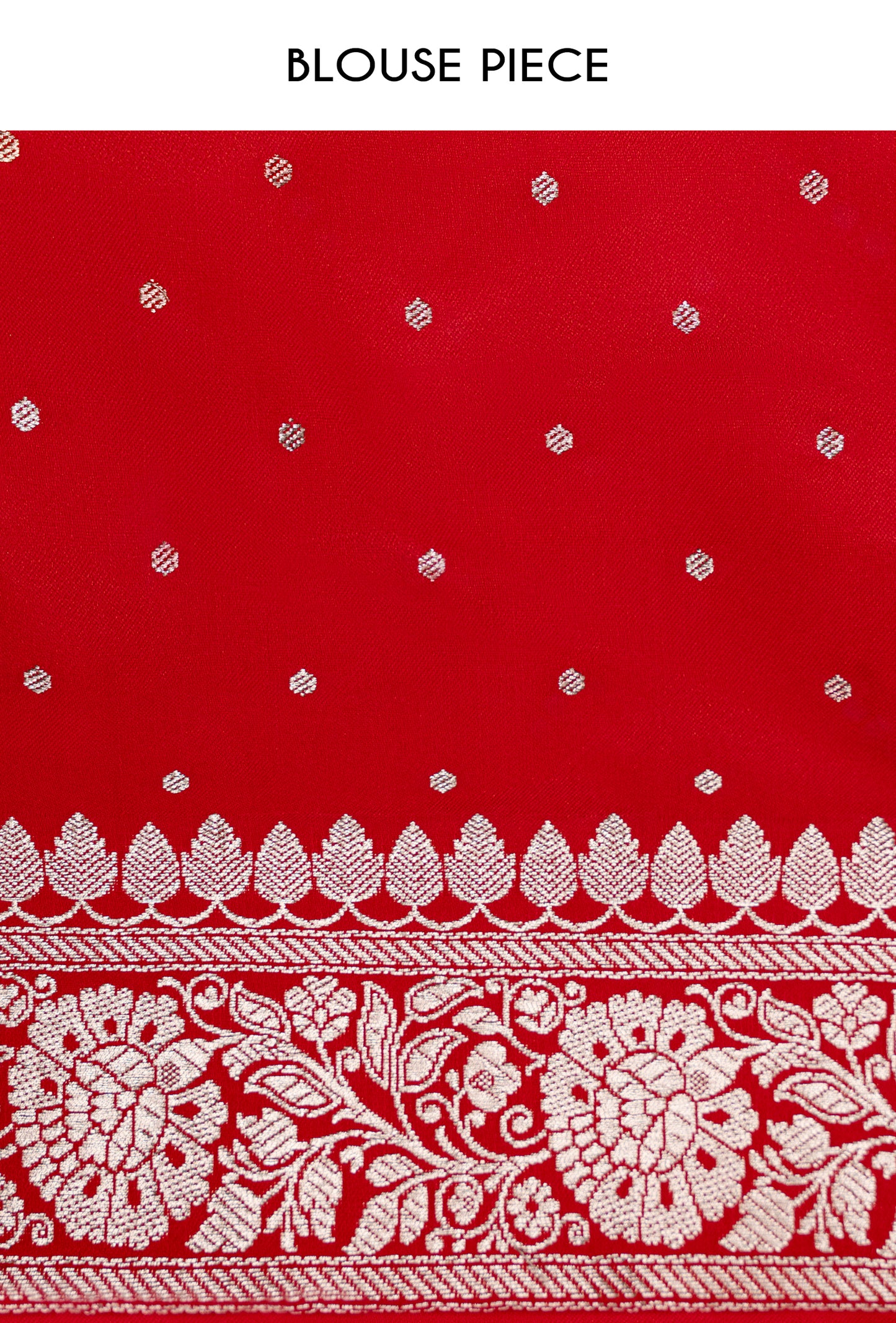 Malai Silk Saree In Rich Red For Festive Occasions