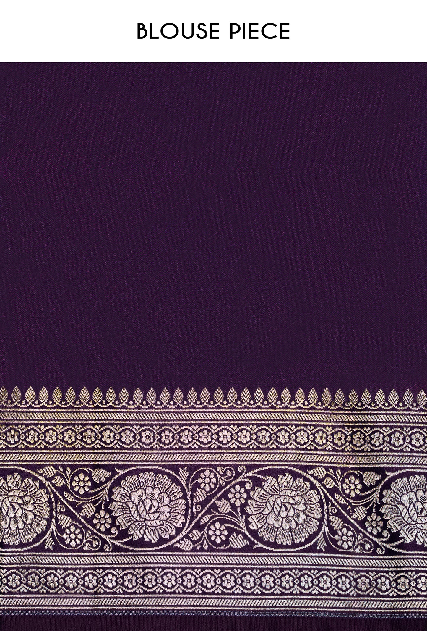 Pure Mashru Silk Saree In Deep Purple With Intricate Jaal Work