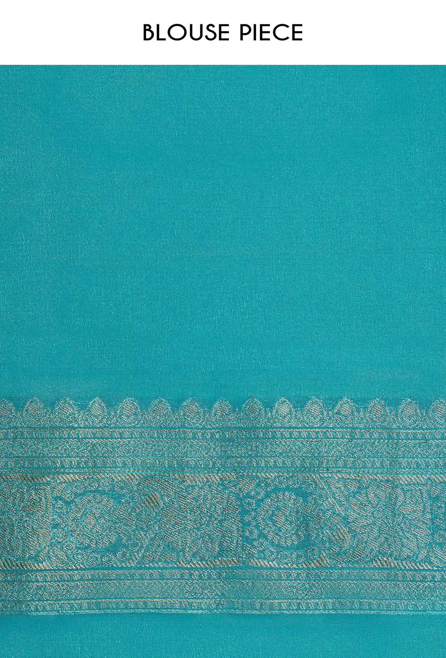 Katan Silk Saree In Turquoise Blue For A Vibrant Look