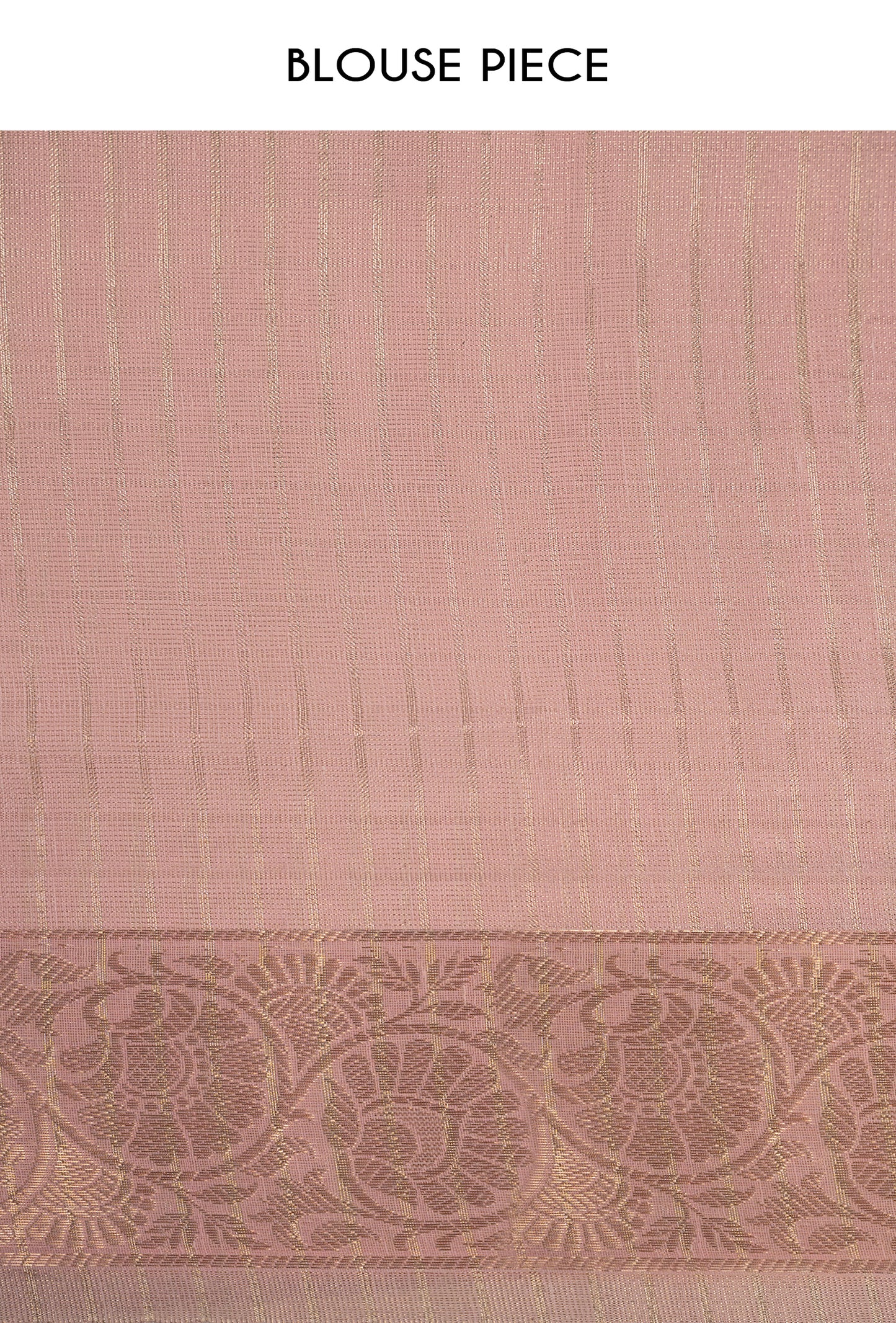 Khadi Georgette Saree In Light Pink Color With Meenakari Florals