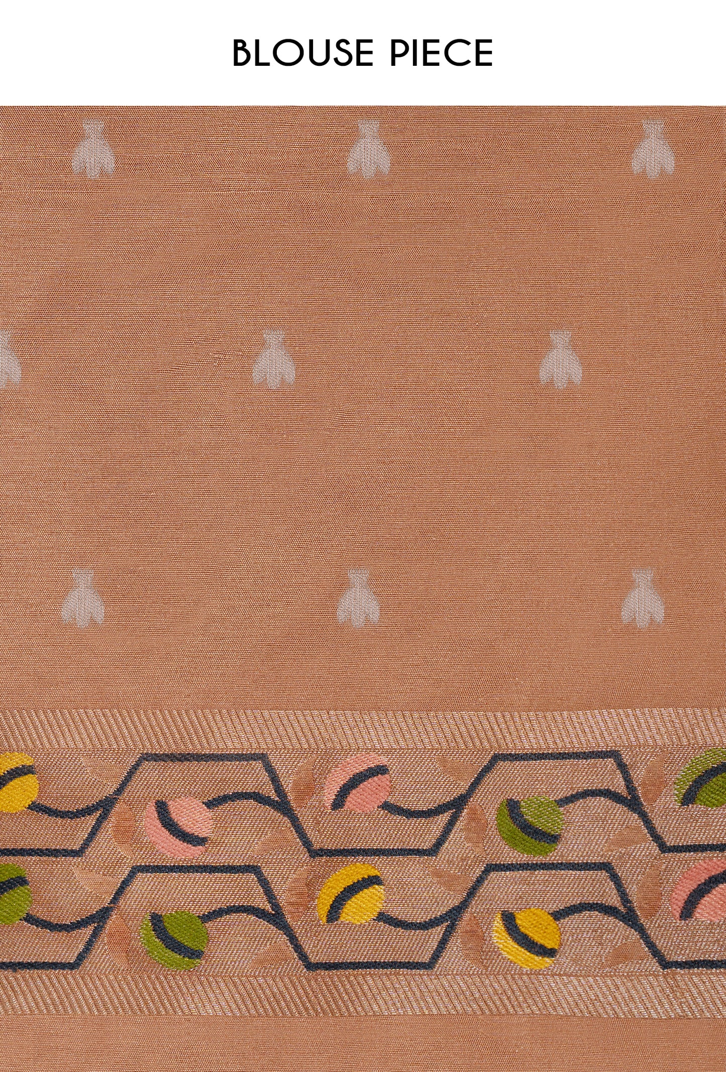 Paithani Dola Silk Saree With Mocha Mousse Hues