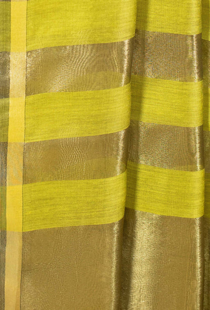 Neon Green Silk Kurta Set With Dupatta & Pants