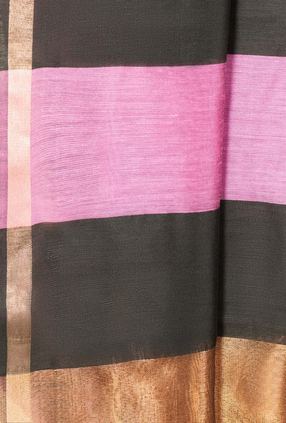 Onion Pink Silk Kurta Set With Dupatta & Pants