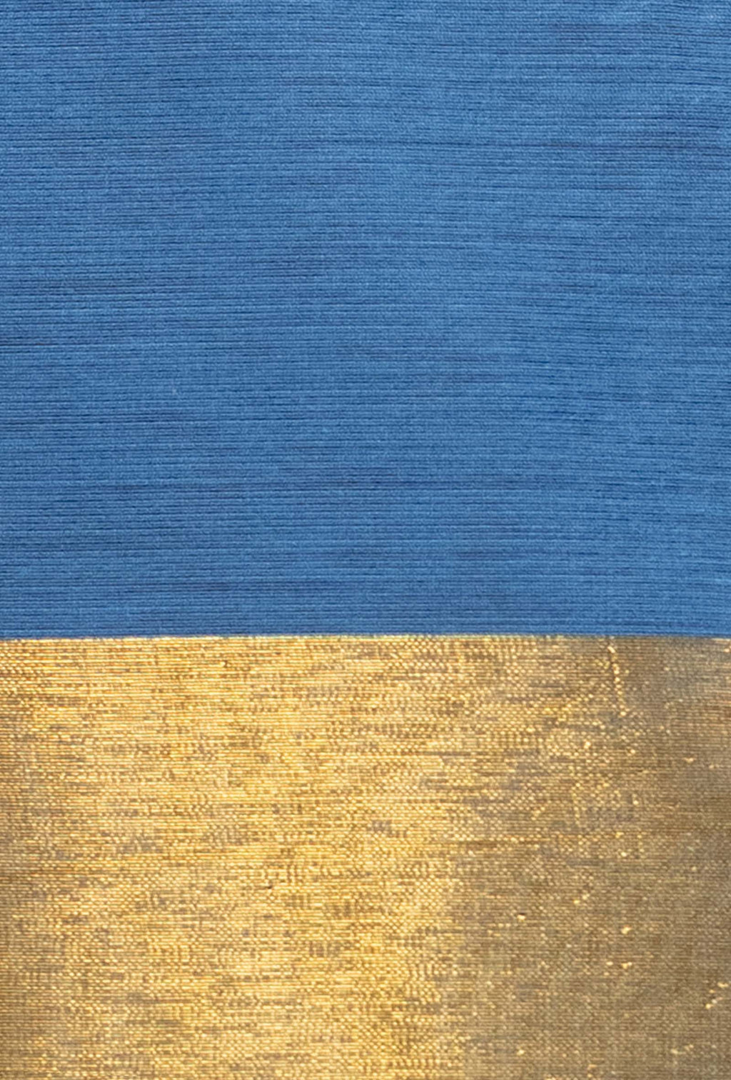 Blue & Yellow Silk Kurta Set