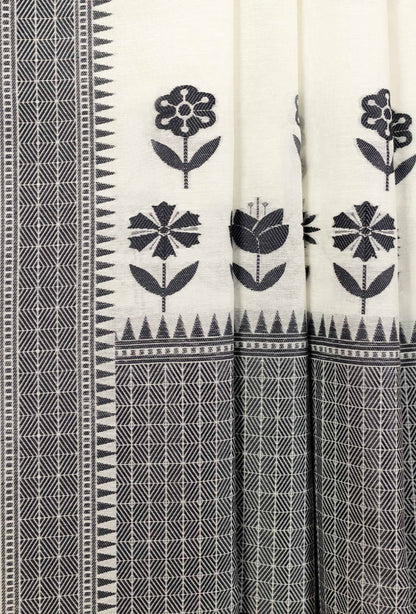 Ivory Chanderi Suit Set