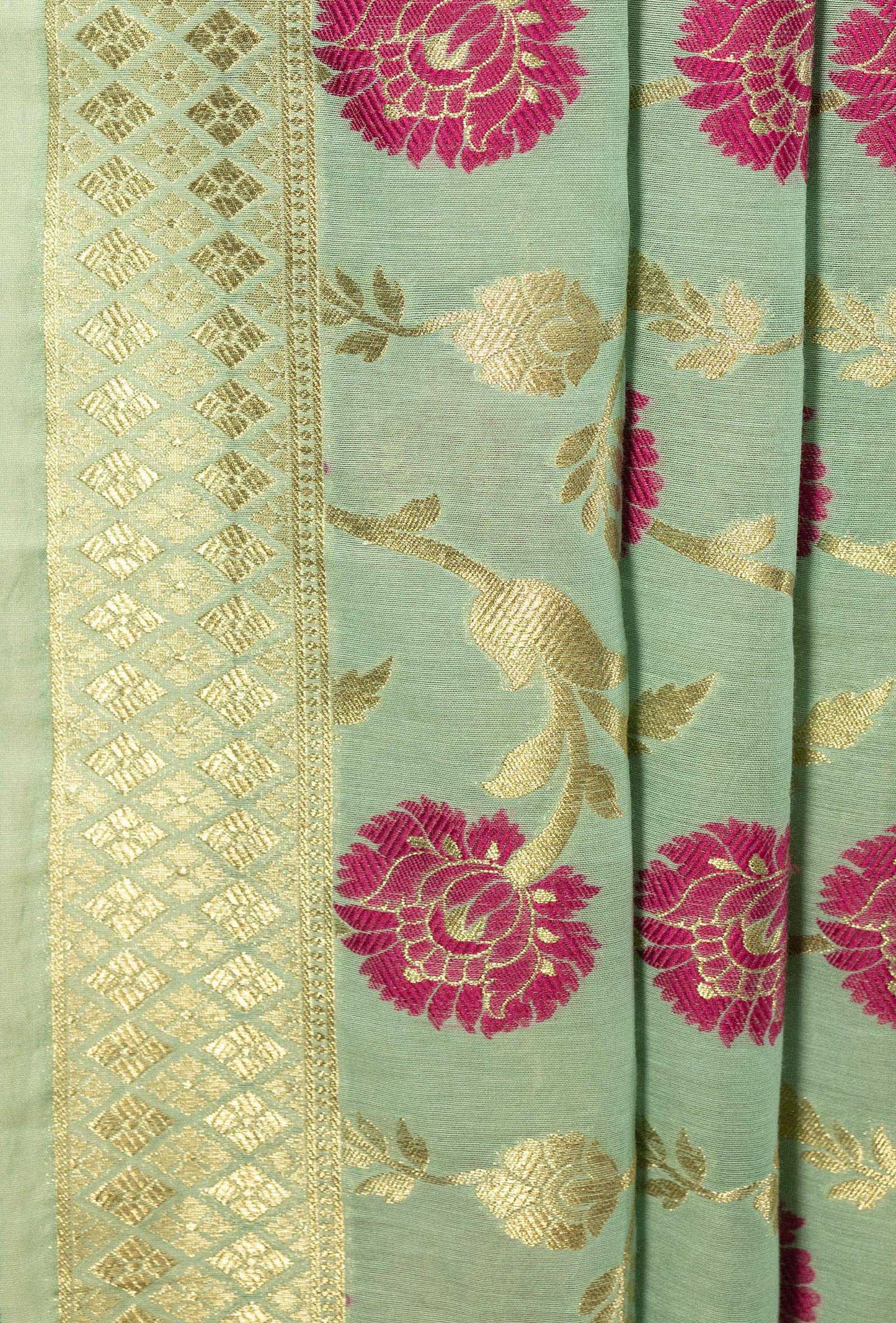 Sea Blue Chanderi Silk Kurta Set