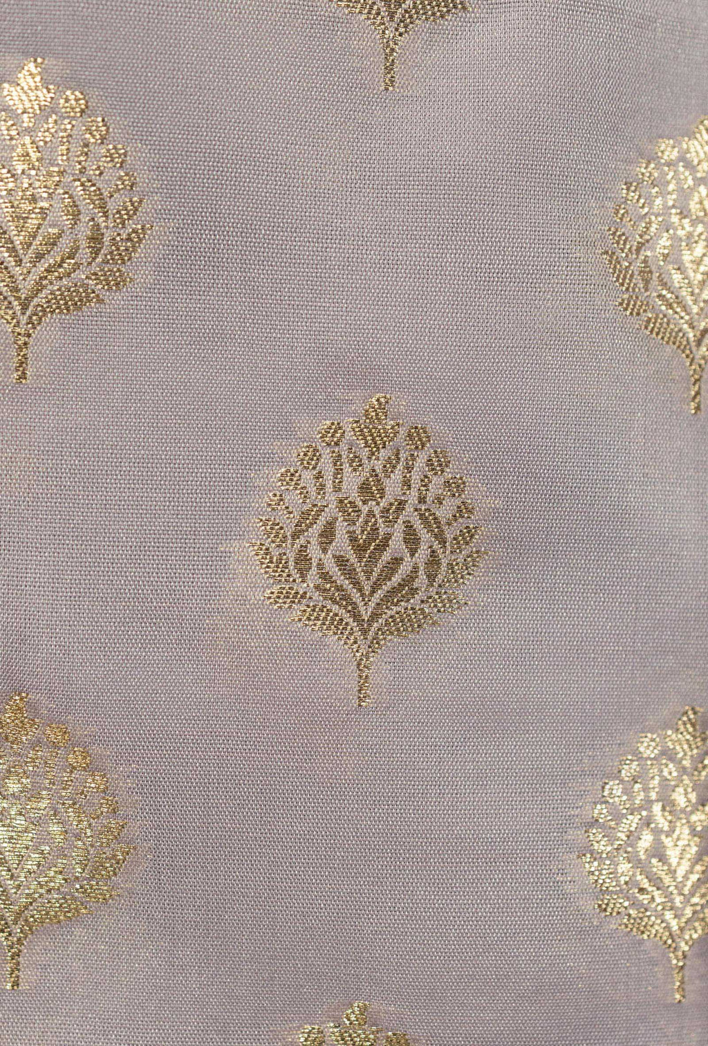 Lilac Chanderi Silk Kurta Set With Dupatta & Pants