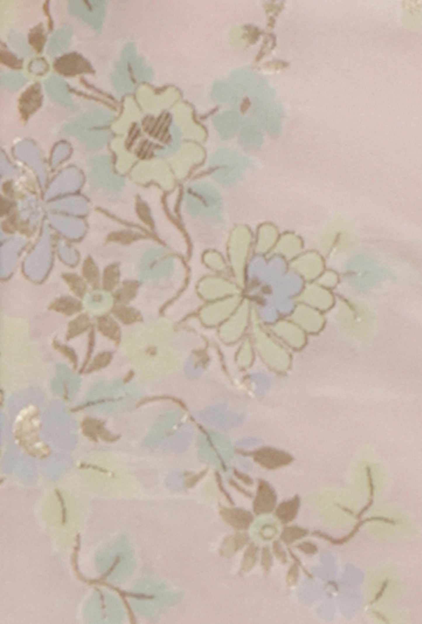 Light Peach & Antique Gold Chanderi Silk Kurta Set