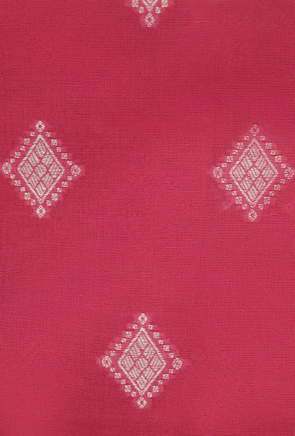 Pink Chanderi & Cotton Chanderi Suit Set