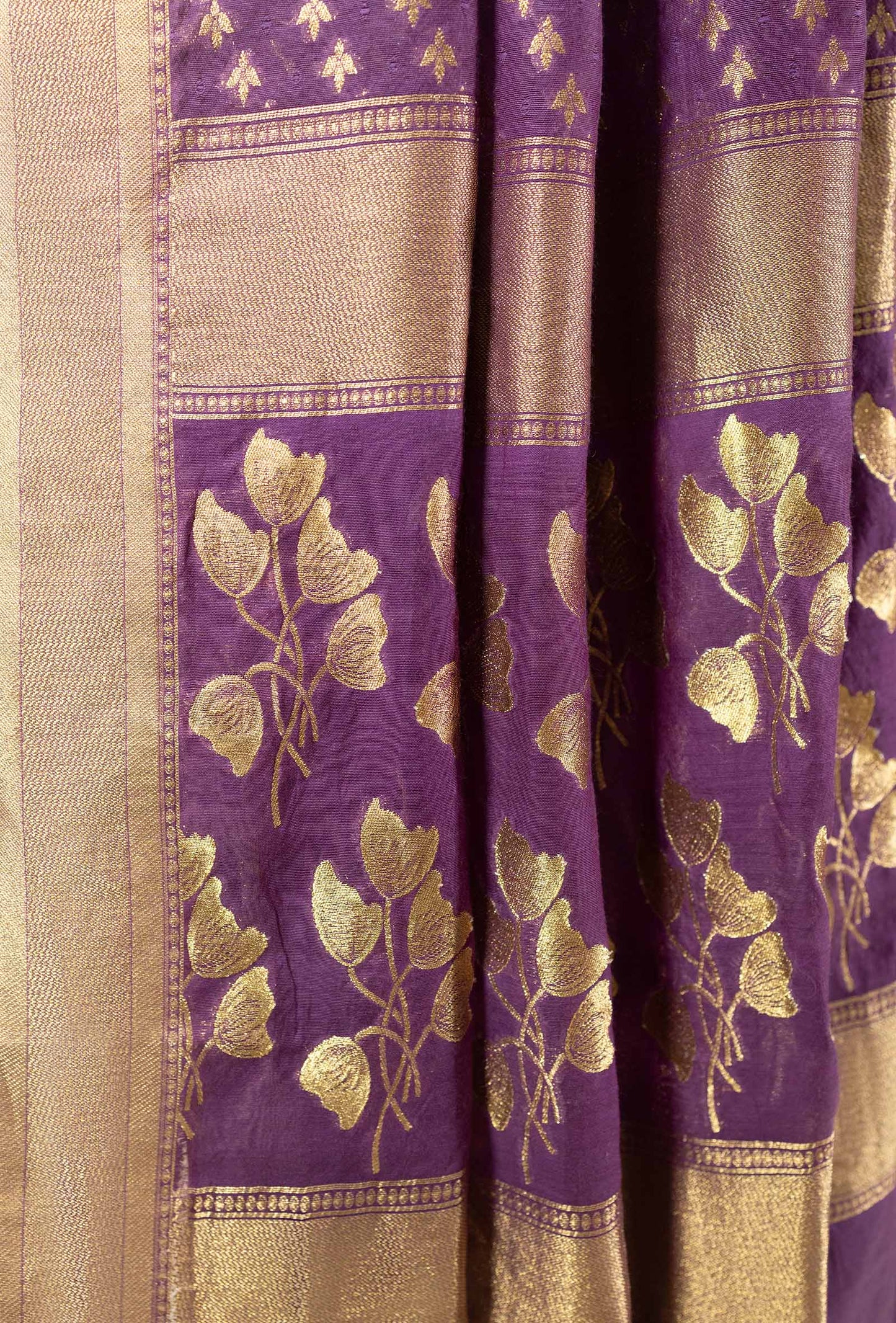 Royal Purple Chanderi Suit Set
