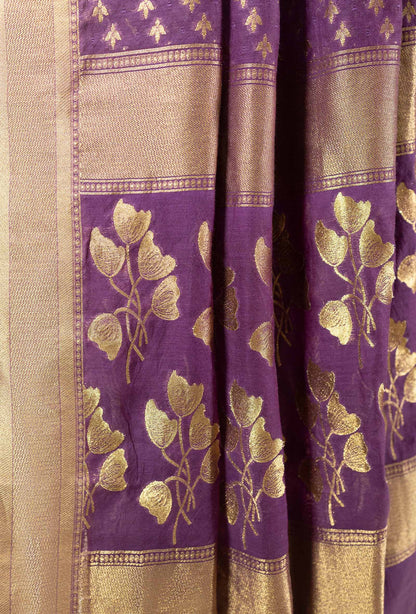 Royal Purple Chanderi Suit Set