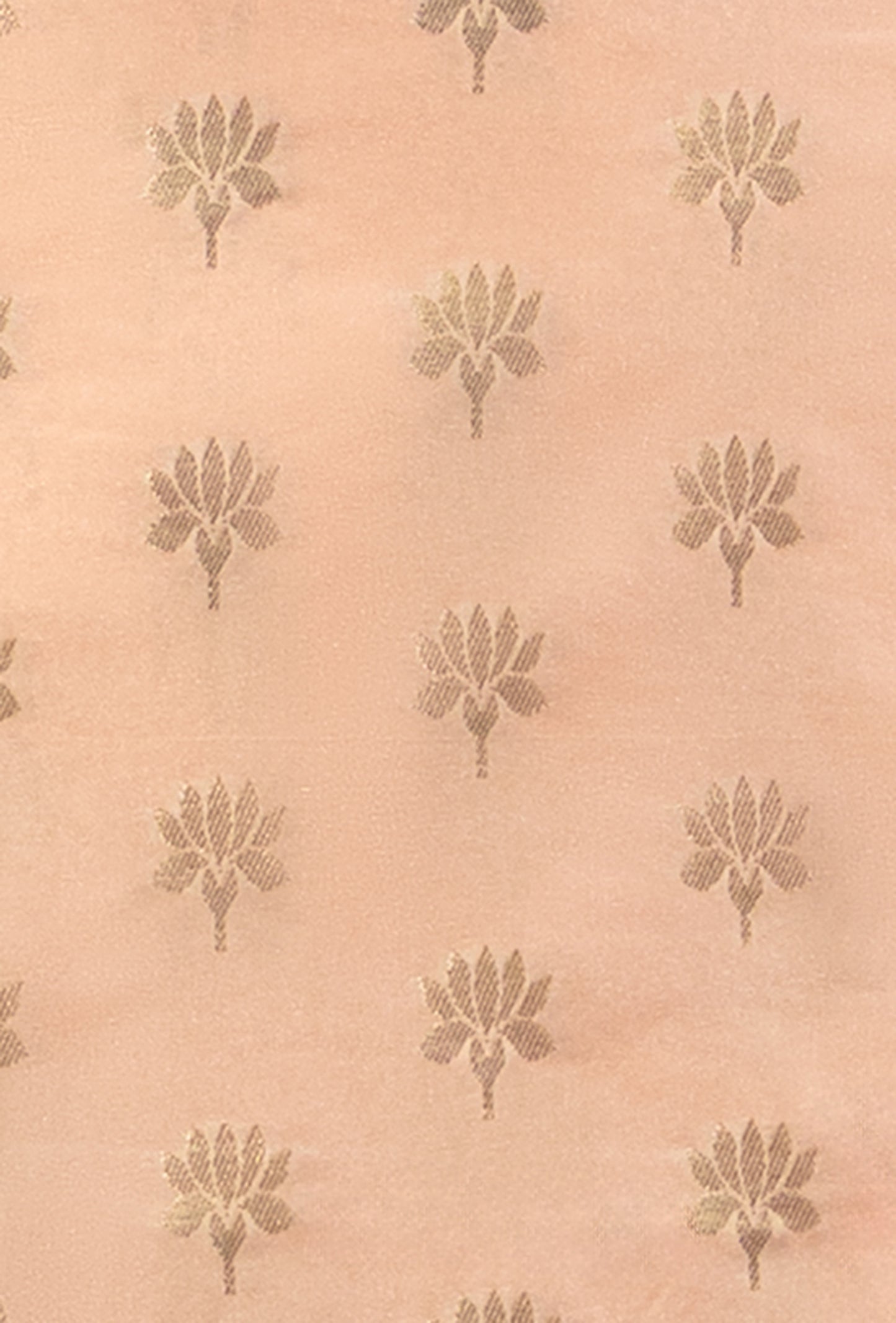 Peach Chanderi Silk Kurta Dupatta And Pants Set