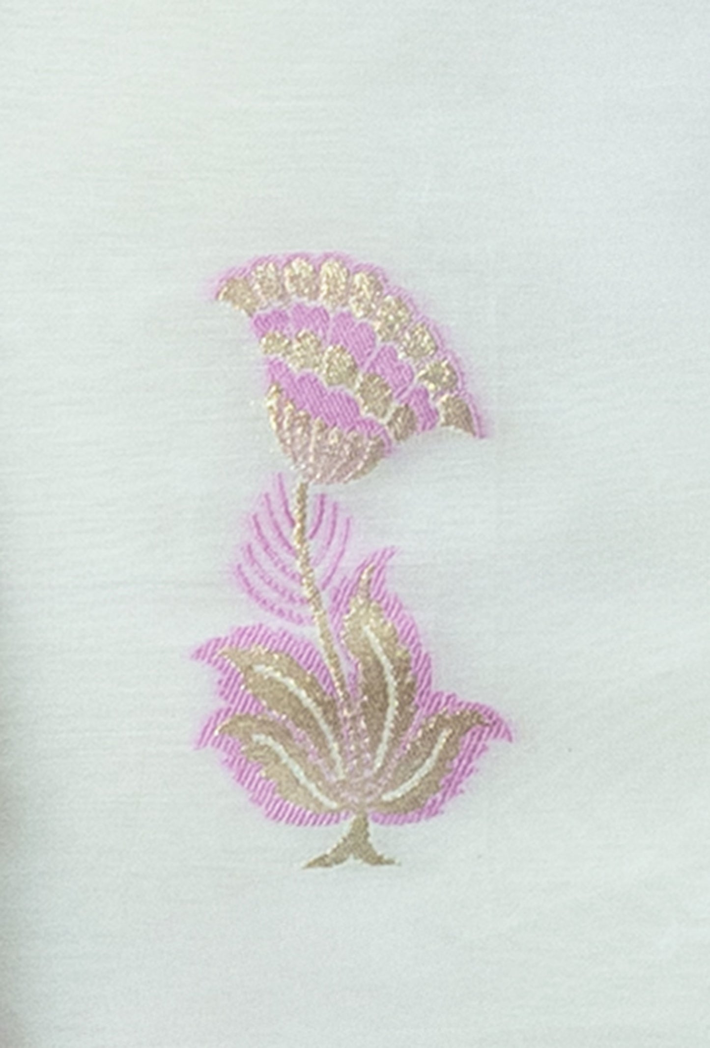 Ivory Chanderi Kurta, Dupatta & Pants Set