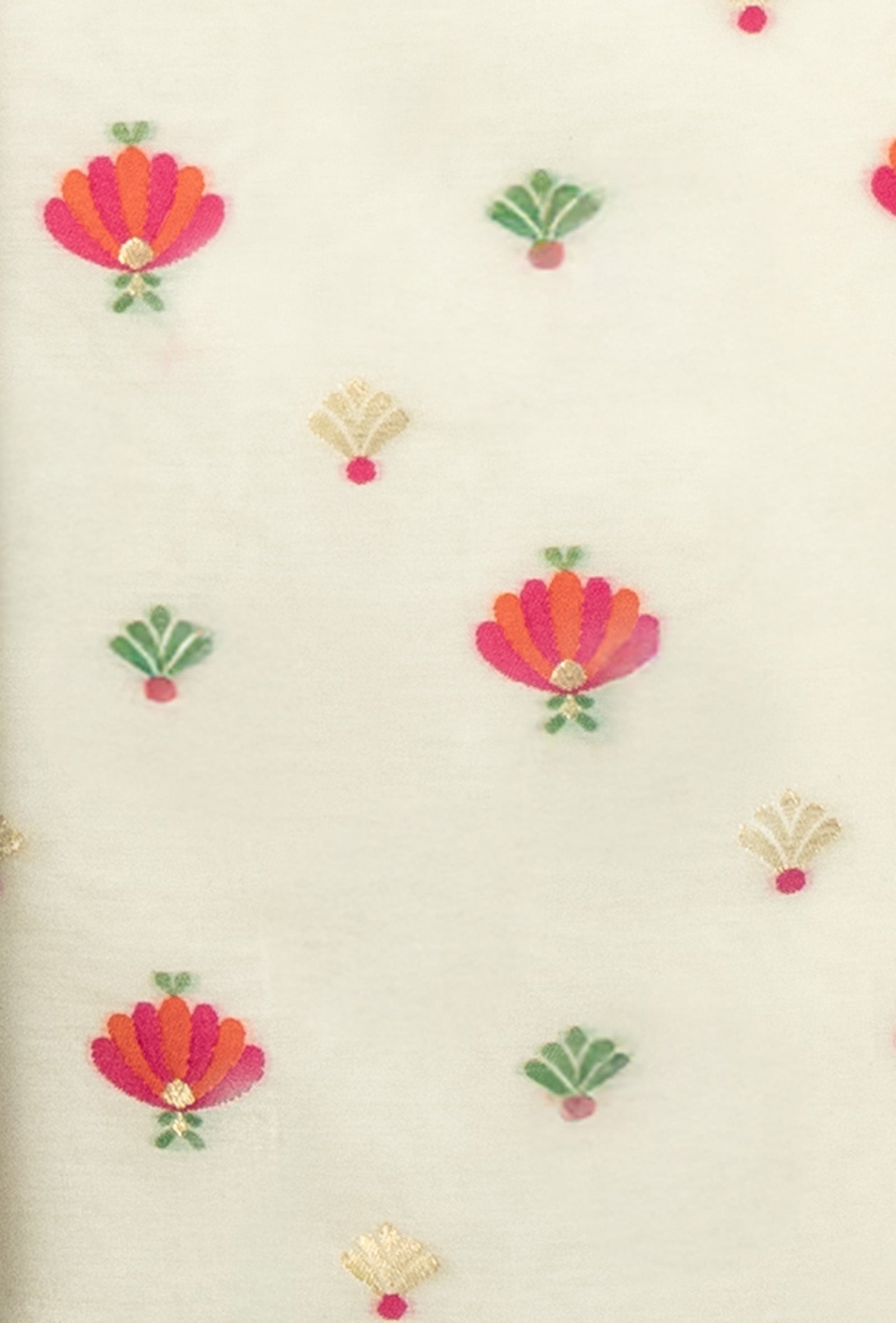 Serene Ivory Chanderi Ensemble Set