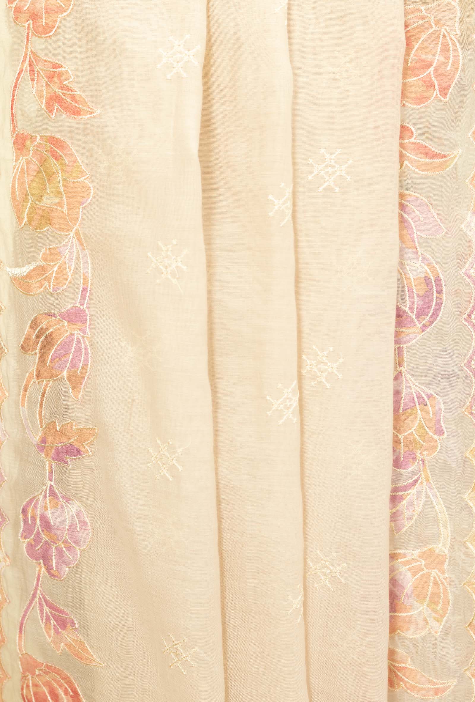 Cream Elegance Chanderi & Cotton Silk Suit Set
