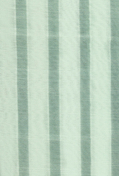 Sea Green Tissue Kurta Set With Organza Dupatta & Cotton Silk Pants