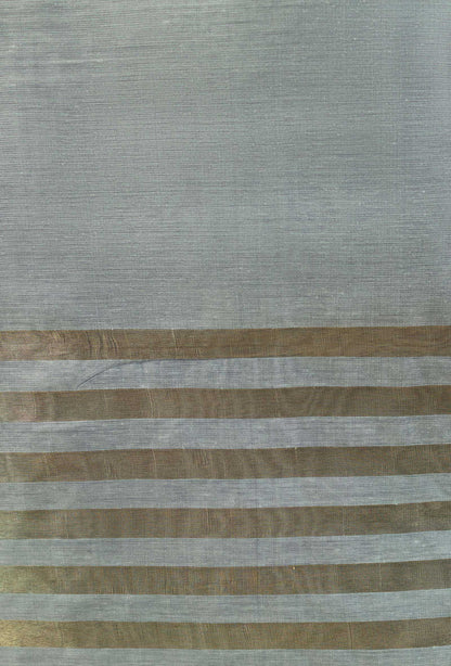 Elegant Grey Silk Kurta Set With Dupatta & Pants