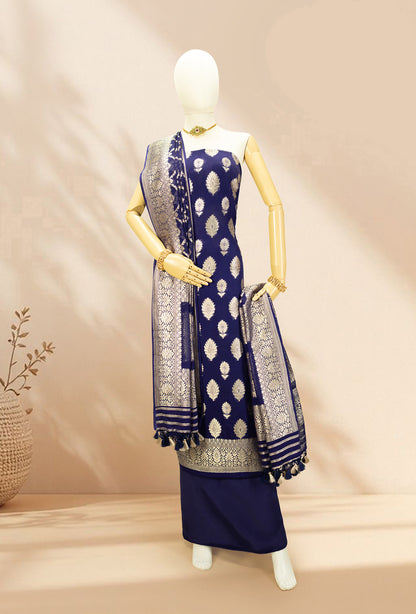 Royal Blue Kurta Duppatta Suit Set