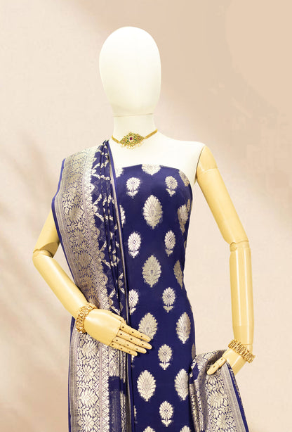 Royal Blue Kurta Duppatta Suit Set