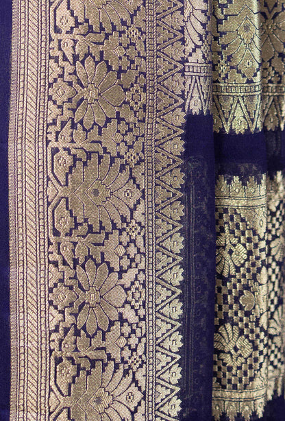 Royal Blue Kurta Duppatta Suit Set