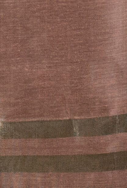 Salmon Pink Silk Kurta Set With Dupatta & Pants