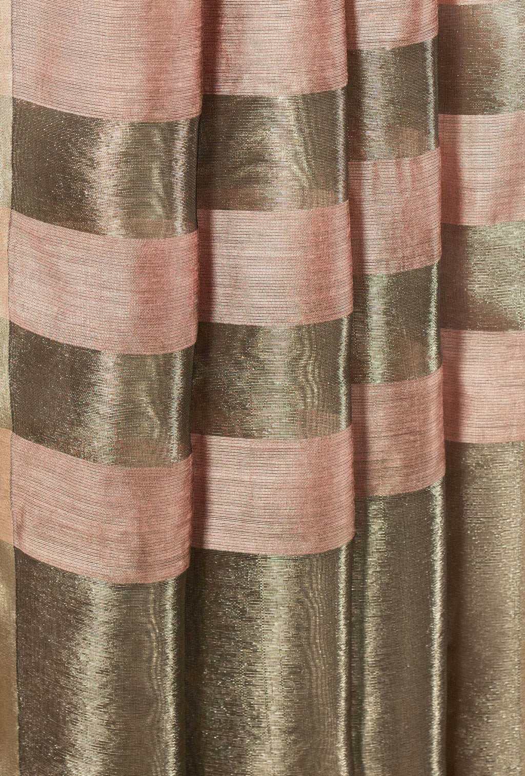 Salmon Pink Silk Kurta Set With Dupatta & Pants
