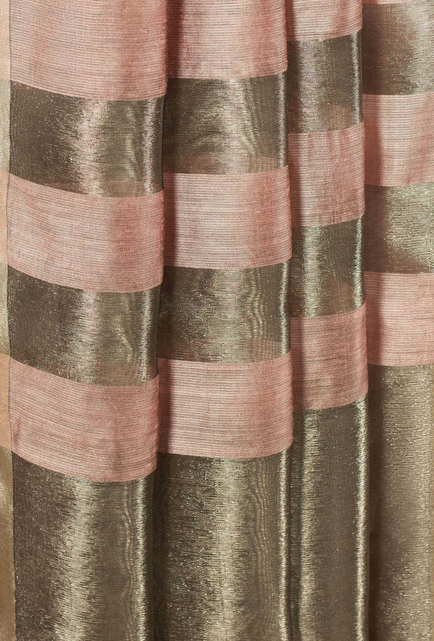 Salmon Pink Silk Kurta Set With Dupatta & Pants