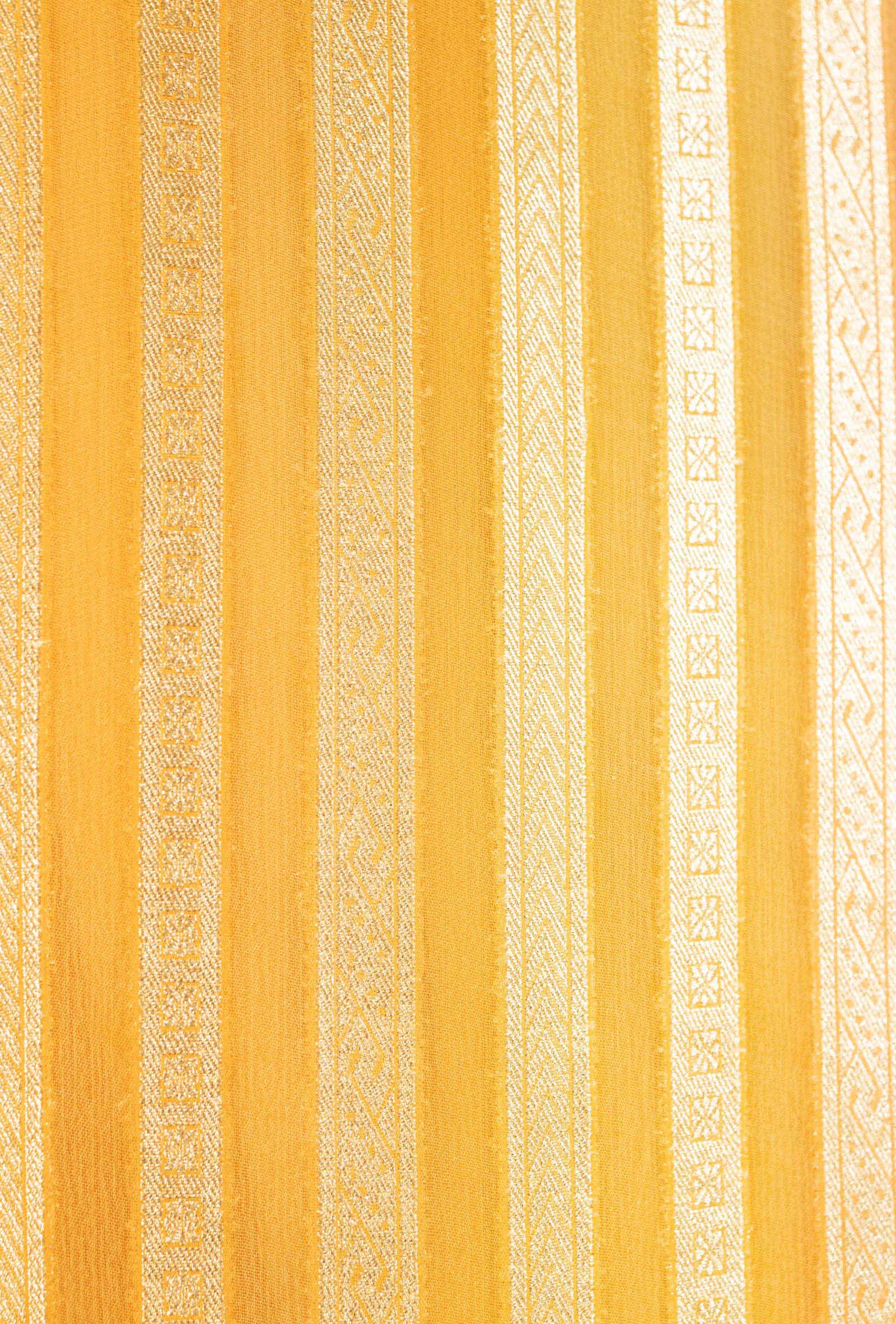 Mesmerising Georgette Kurta Dupatta Set in Yellow & Orange