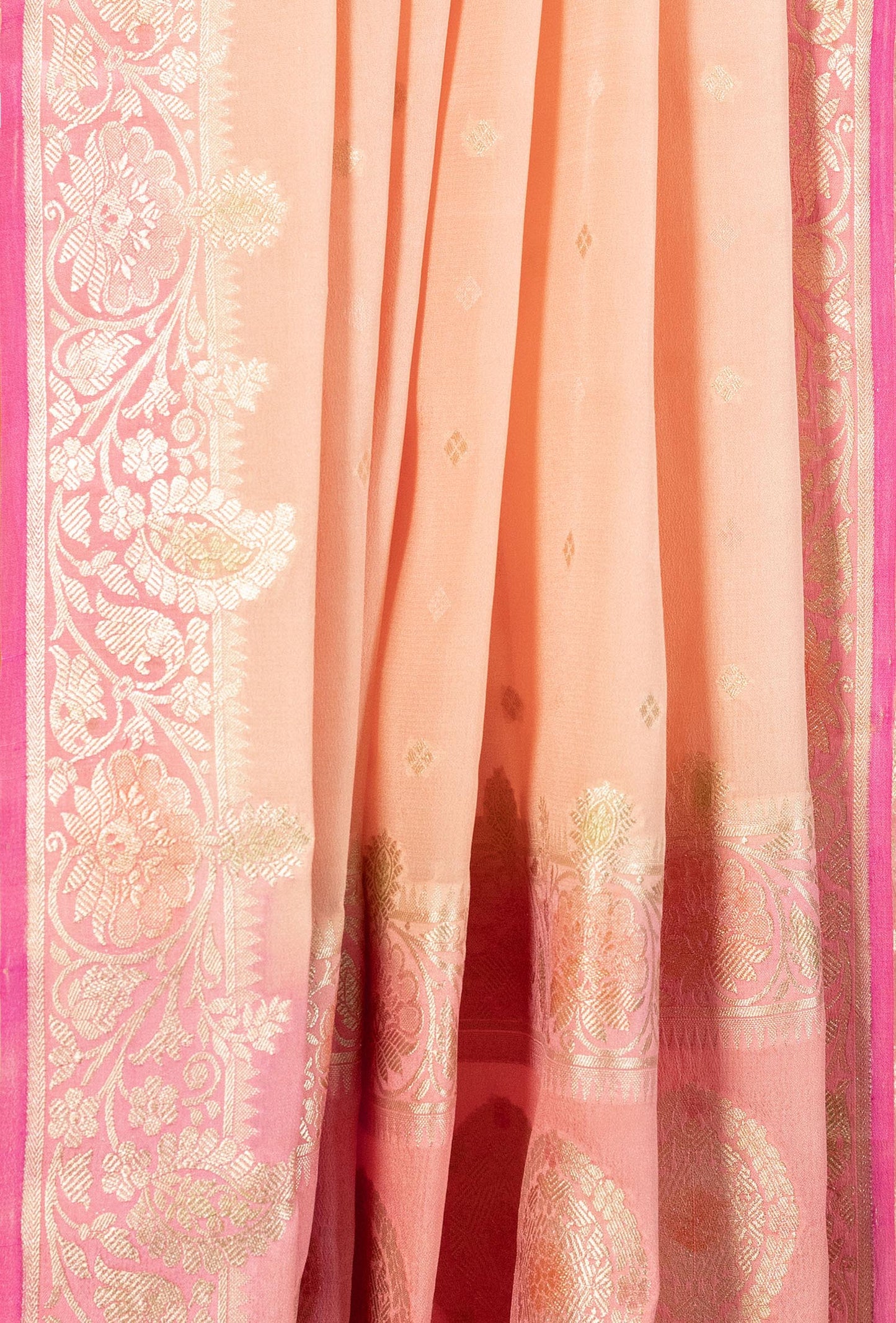 Pink Georgette Kurta Dupatta Set