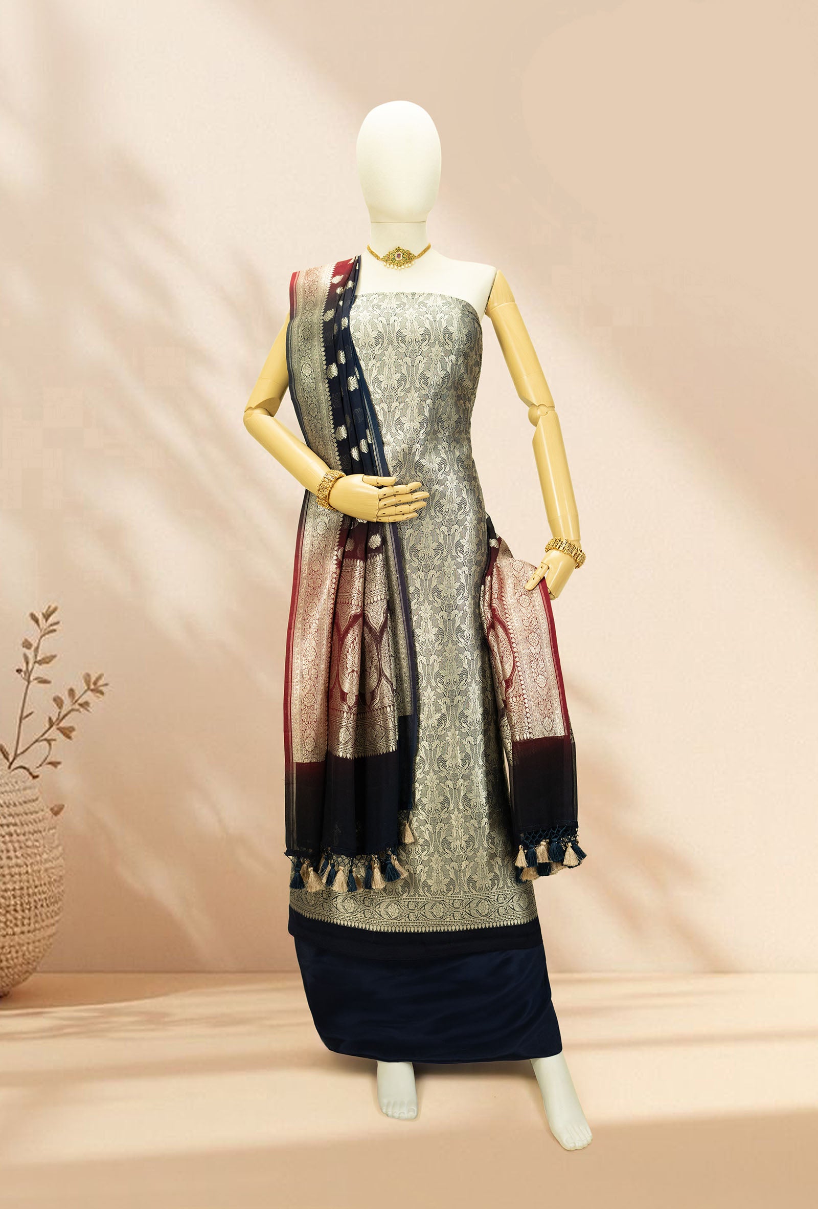 Royal Banarasi Brocade Suit Set