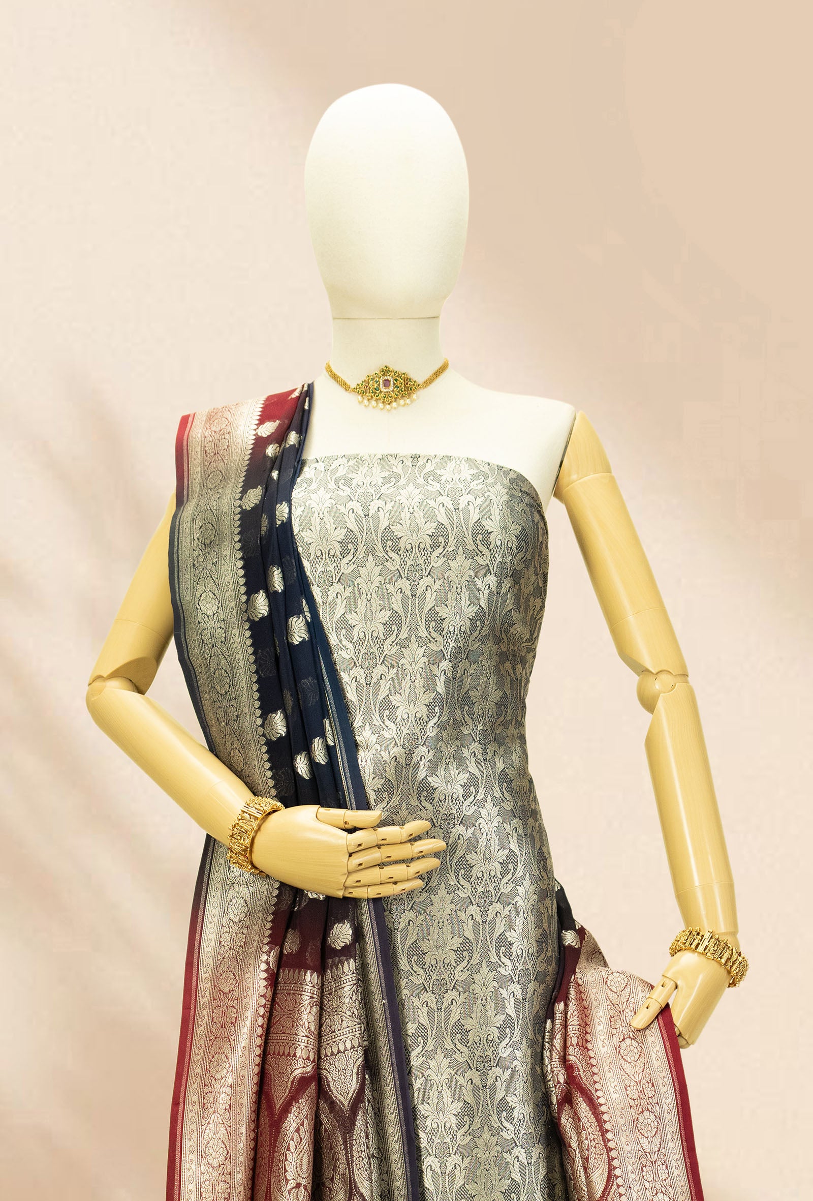 Royal Banarasi Brocade Suit Set